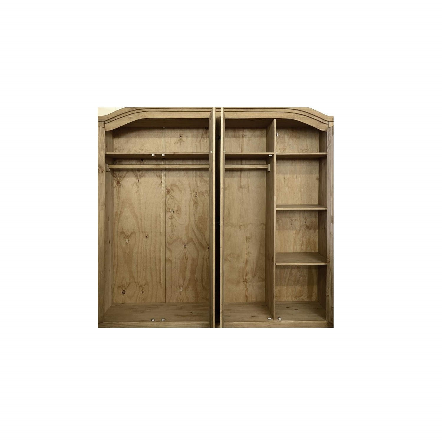 Read more about Solid pine 4 door wardrobe corona seconique